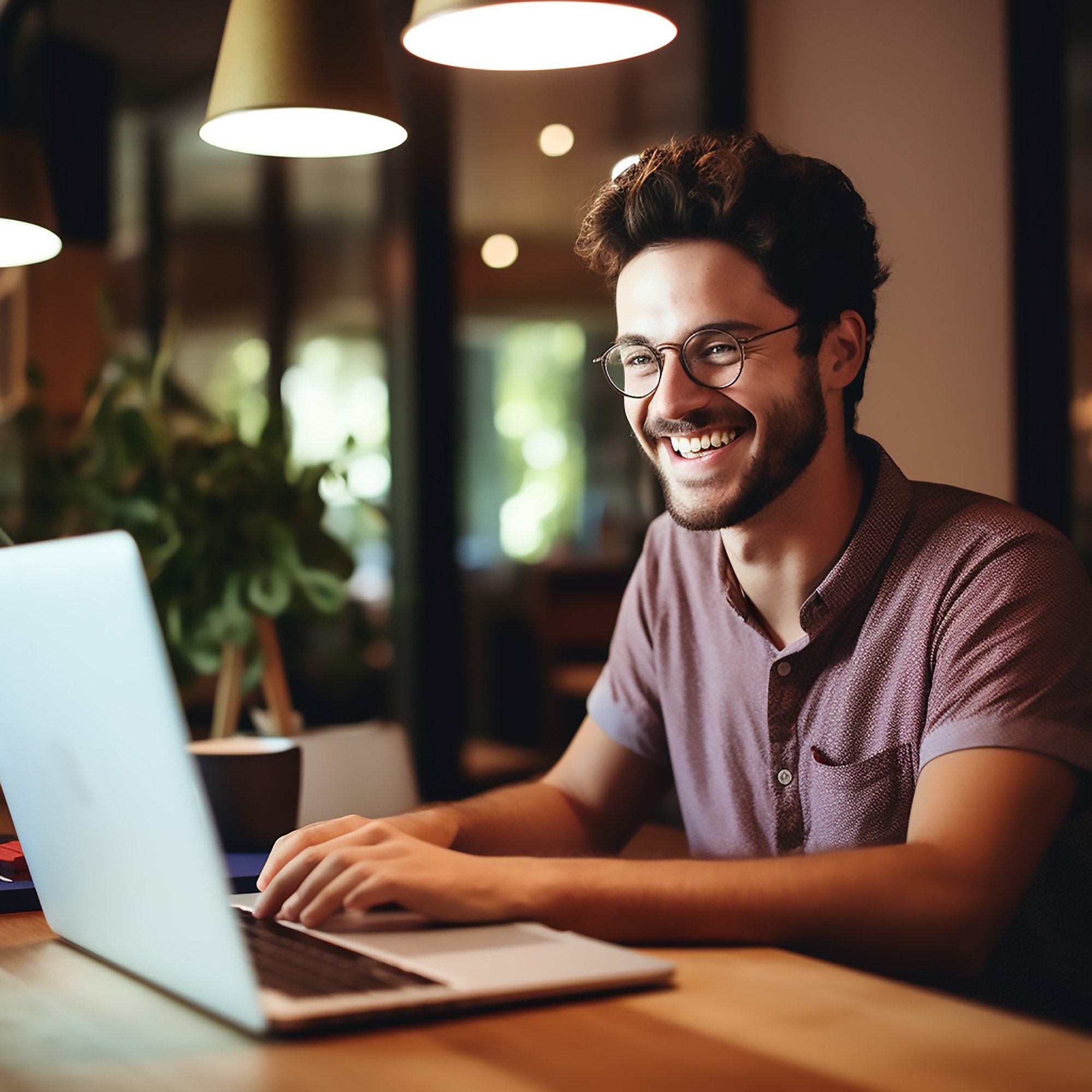 man-is-smiling-while-using-laptop